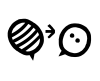 Journalistic translation icon